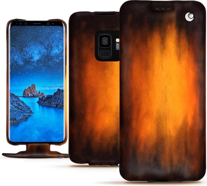 Productafbeelding Noreve Lederen omslag verticaal (Samsung Galaxy S9)