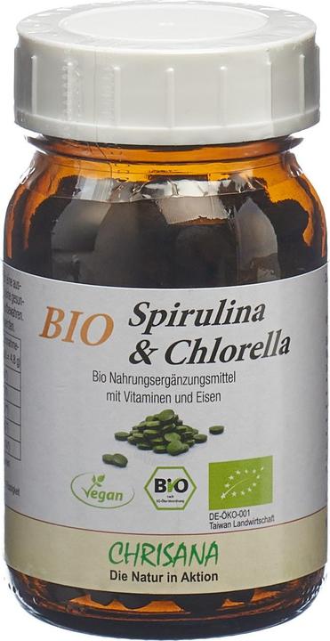 Image du produit Chrisana Bio Spirulina & Chlorella Tablette (250 pièce(s), Capsules, Cachets, 318 g)