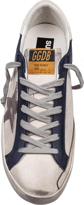 Produktbild Golden Goose super star sneakers in leather and suede with laminated star (43)