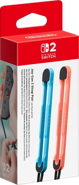 Produktbild Nintendo Joy-Con 2-Handgelenksschlaufen-Paar (hellblau/hellrot) (Switch 2)