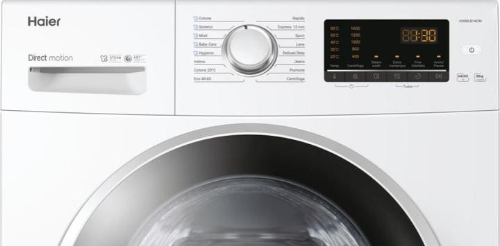 Produktbild Haier HW80-B14CIN-IT Lavatrice carica frontale 8 Kg (8 kg, Links, EU-Stecker)