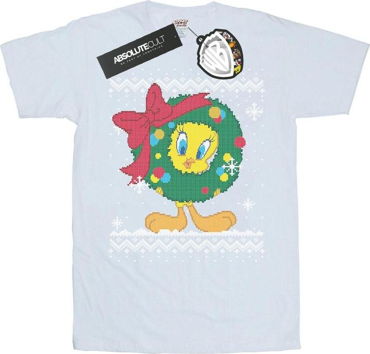 Produktbild Looney Tunes Tweety Pie Christmas Fair Isle TShirt (3XL)