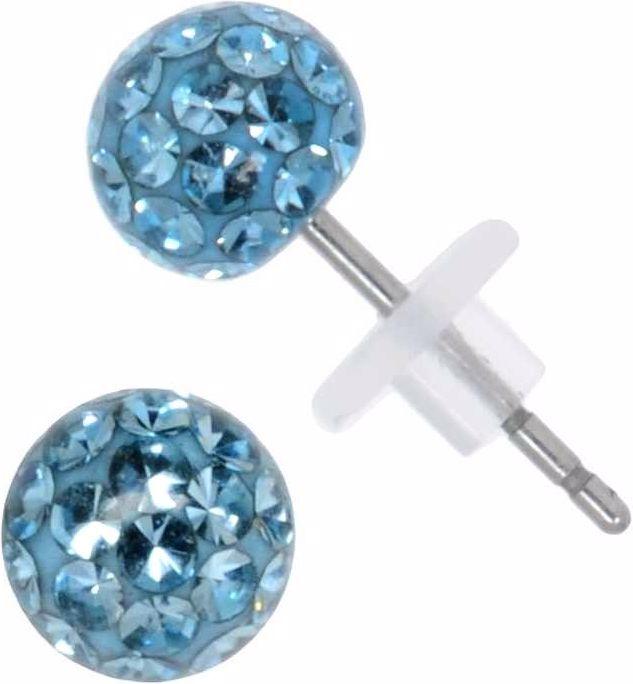 Image du produit Bijouteria Clous d'oreille (Résine époxy, Acier chirurgical 316L, PVC, Cristallin)
