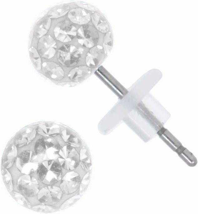 Actual product image Bijouteria Earrings (Epoxy resin, Surgical steel 316L, PVC, Crystal)