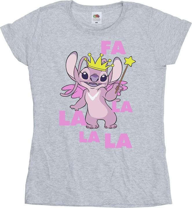 Immagine prodotto Disney Lilo & Stitch Angel Fa La La Maglietta Donna (L)
