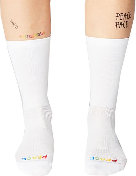Actual product image Fingerscrossed Rolling Harmony Socks, White (43-46 (EU)) (43 - 46)