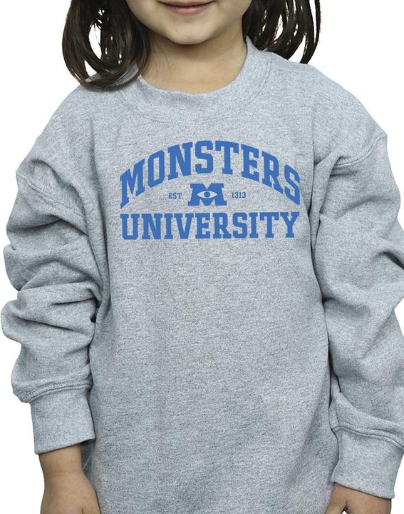 Actual product image Disney Girls Monsters University Logo Sweatshirt (116)