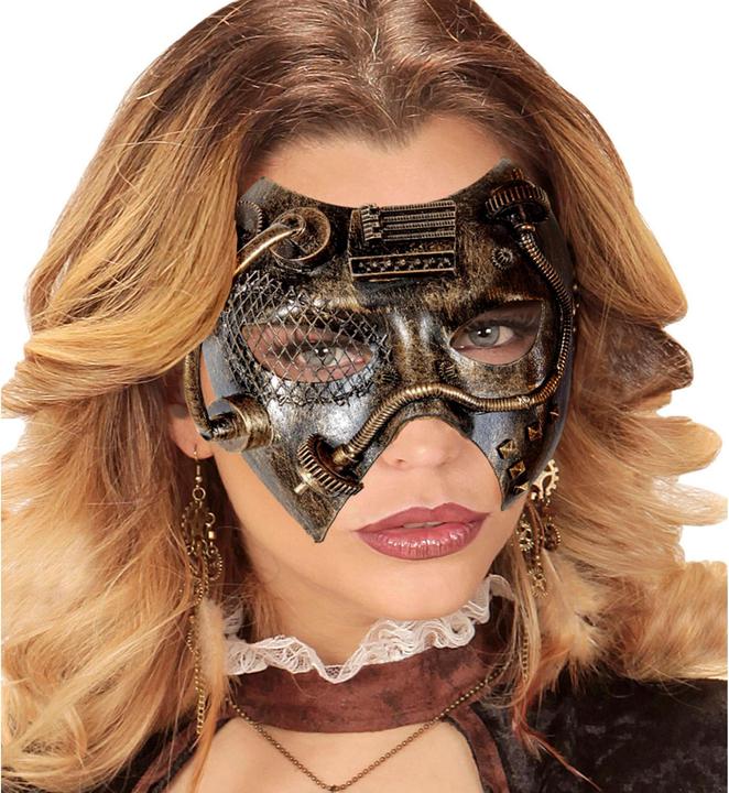 Produktbild Widmann Steampunk Gesichtsmaske