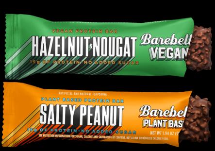 Actual product image Barebells Vegan Protein Bar (12 x 55g) (Salty Peanut Vegan, 12 pcs., 660 g)