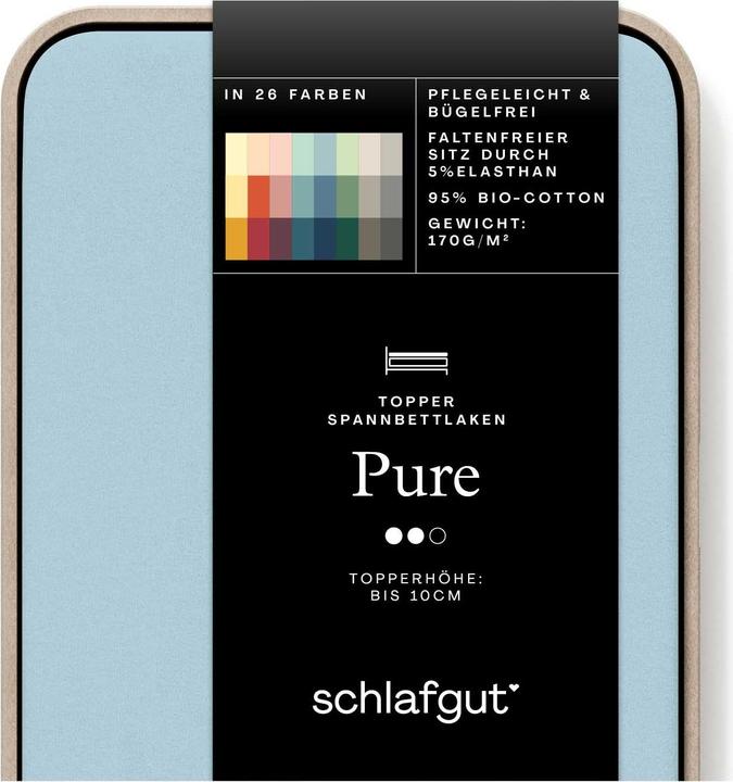 Immagine prodotto schlafgut Pure Topper (90 x 190 - 100 x 220 cm)