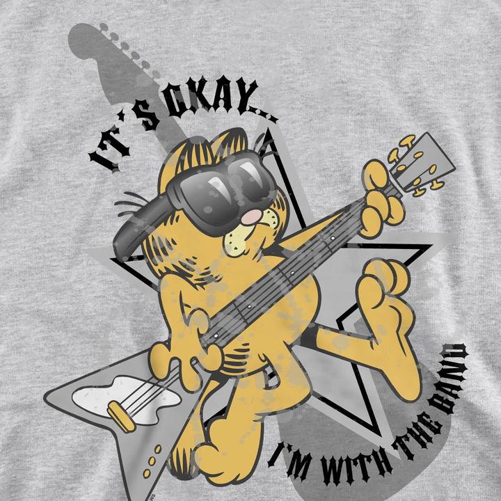 Immagine prodotto Garfield I'm with the Band Felpa Adulto Unisex (S)