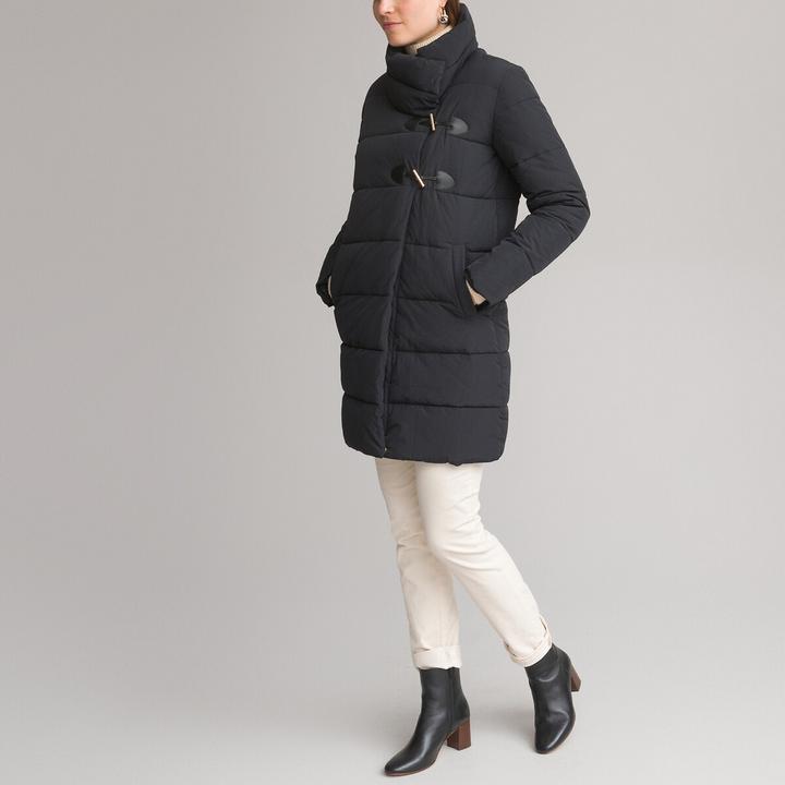 Actual product image Anne Weyburn Quilted Winter Coat with Zipper (50)
