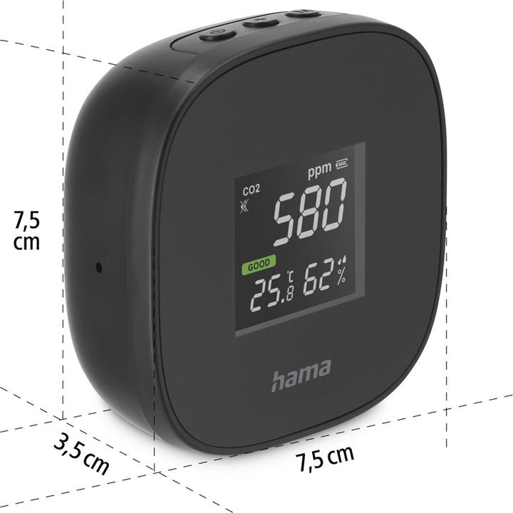 Image du produit Hama Le compteur de qualité de l'air est sûr