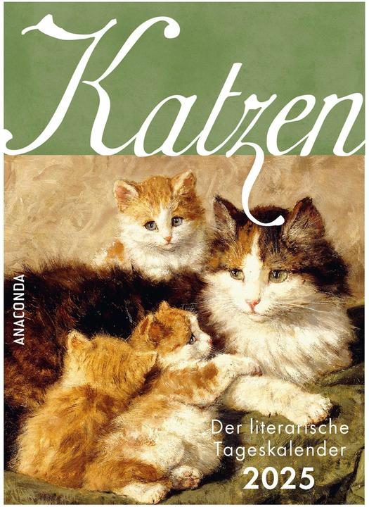 Produktbild Katzen. Der literarische Tageskalender 2025 (11 x 15 cm, Deutsch)