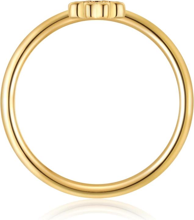 Produktbild Glanzstücke München Damen Ring Kleeblatt Sterling Silber - 34596 (60, 925 Silber)