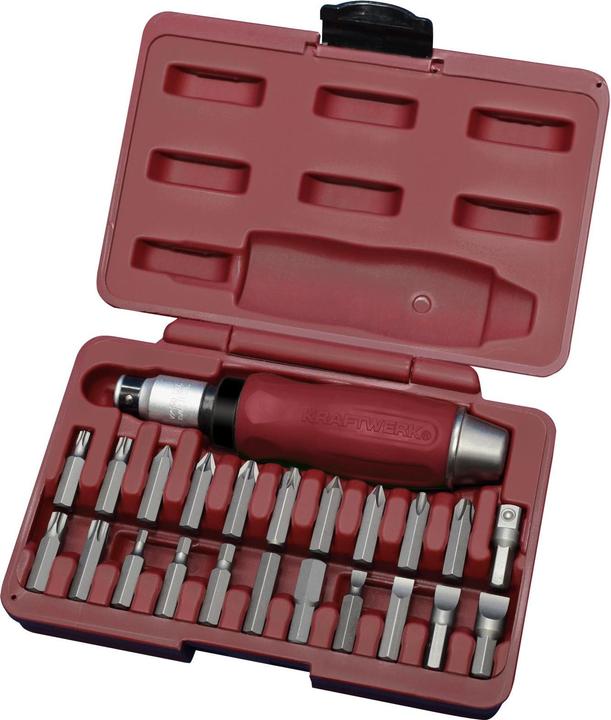 Produktbild Kraftwerk Hand-Schlagschrauber-Satz (PH2, PH1, PH3, PH4, PZ1, PZ2, PZ3, PZ4, T30, T40, T45, 6 mm, 8 mm, 10.0mm, 12,0 mm, 4 mm, 5 mm)