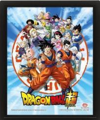 Image du produit Pyramid Framed 3D Cornice Dragon Ball Super Goku Z Fighters 26x20cm (26 x 20 cm)