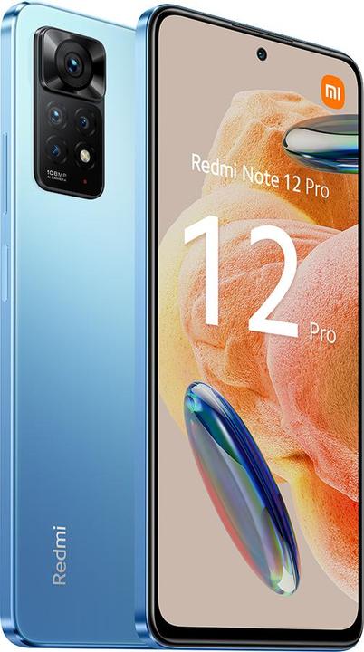 Actual product image Xiaomi Redmi Note 12 Pro (128 GB, Glacier Blue, 6.67", Dual SIM, 108 Mpx, 4G)