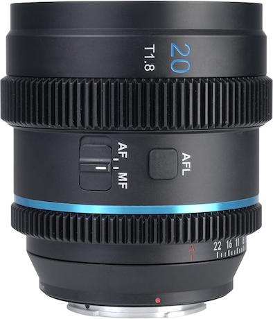 Image du produit Sirui 20mm T1.8 1.33X S35 AF Anamorphic Objektiv (Nikon Z-Mount, Blue Flare) (Nikon Z, APS-C / DX)