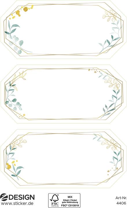 Immagine prodotto Z-Design Adesivi per l'etichettatura