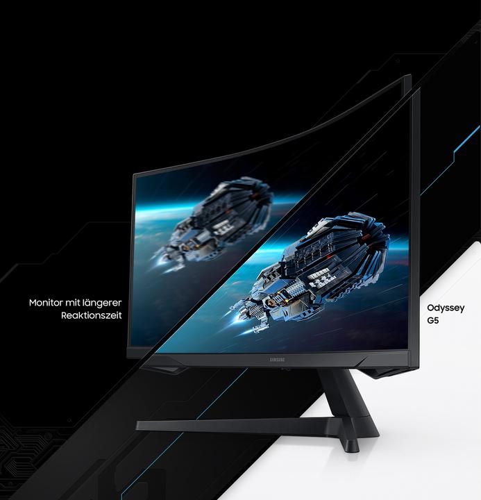 Actual product image Samsung Odyssey G5 - G55T (2560 x 1440 pixels, 32")