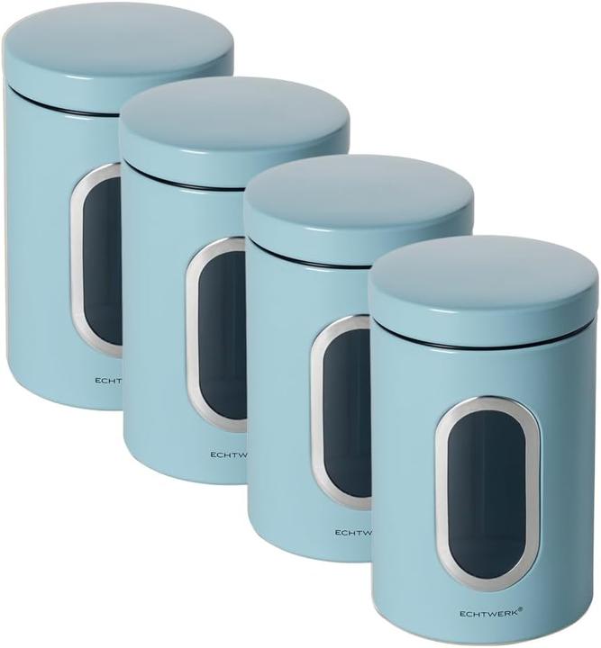 Immagine prodotto Echtwerk Vorratsdosen-Set mit Sichtfenster (4-teilig) (1.40 l)