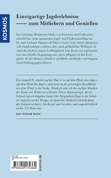 Produktbild Kosmos Pfade eines Jägers (Deutsch, Heiko von Prittwitz und Gaffron, 2022)
