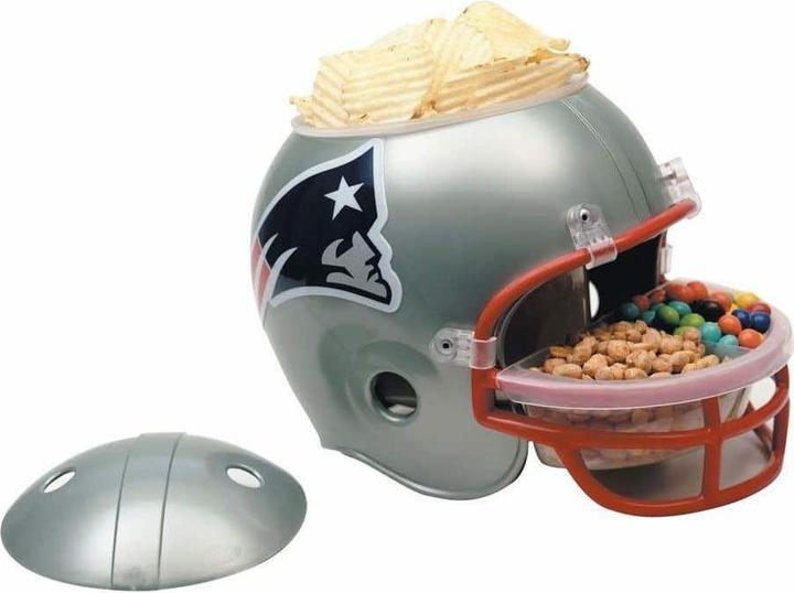 Actual product image NFL New England Patriots snack helmet