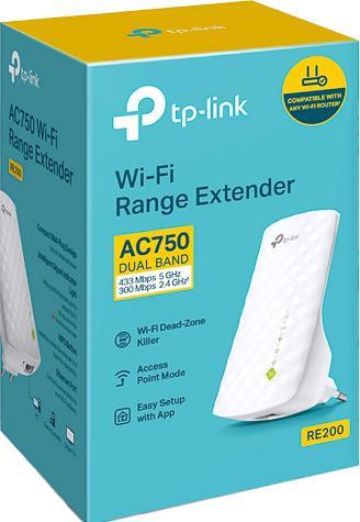 Produktbild TP-Link Re200 (433 Mbit/s, 300 Mbit/s)
