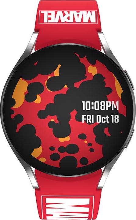 Produktbild Moby Fox Marvel Logo Samsung Smartwatch Band (Silikon, 4, Galaxy Watch 6, 5 Pro)