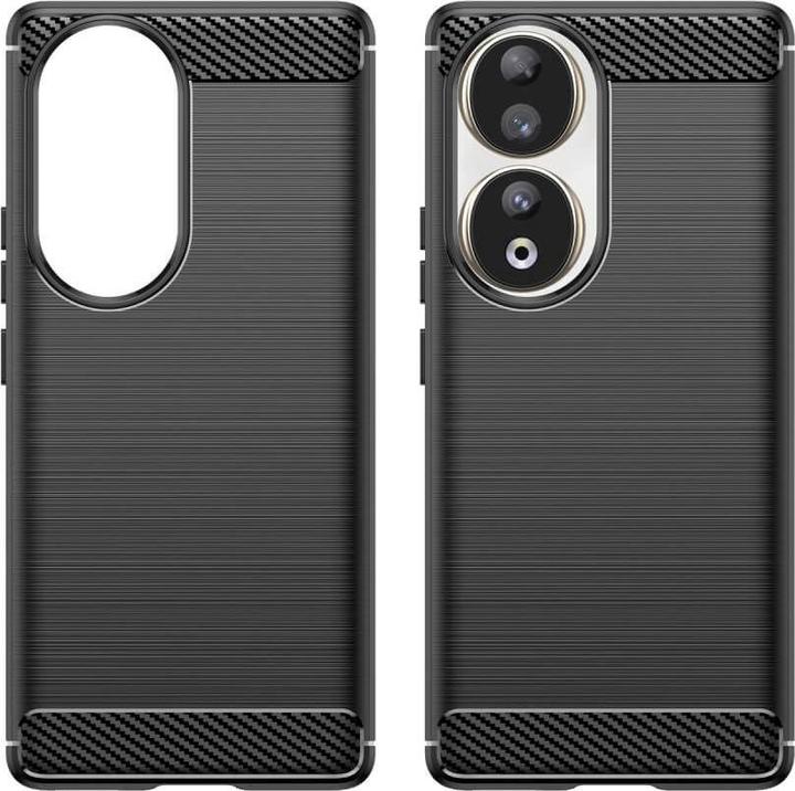 Immagine prodotto Cover-Discount Honor 90 - Custodia in metallo effetto carbonio nero (Honor 90)