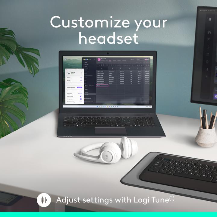 Actual product image Logitech Zone 300 (Wireless, USB-C)