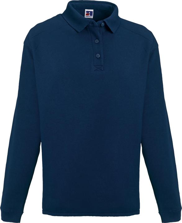 Russell Europe Sweatshirt mit Knopfleiste und Kragen