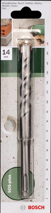 Produktbild Bosch Zubehör Hammerbohrer SDS plus D= 14 mm L= 160 mm (14 mm)