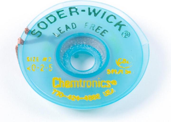 Actual product image Chemtronics Soder-Wick lead-free SD 1.5 mm / yellow 40-2-5
