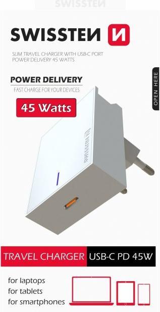 Actual product image Swissten USB Charger PD3.0 45W (45 W)