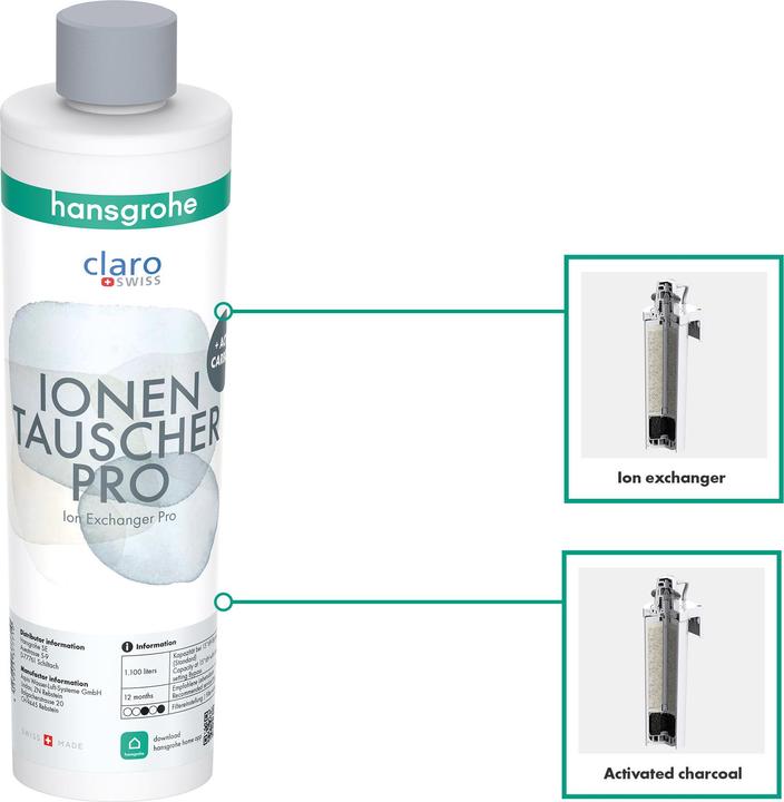 Immagine prodotto hansgrohe Filtro HG a scambio ionico Pro e carbone attivo