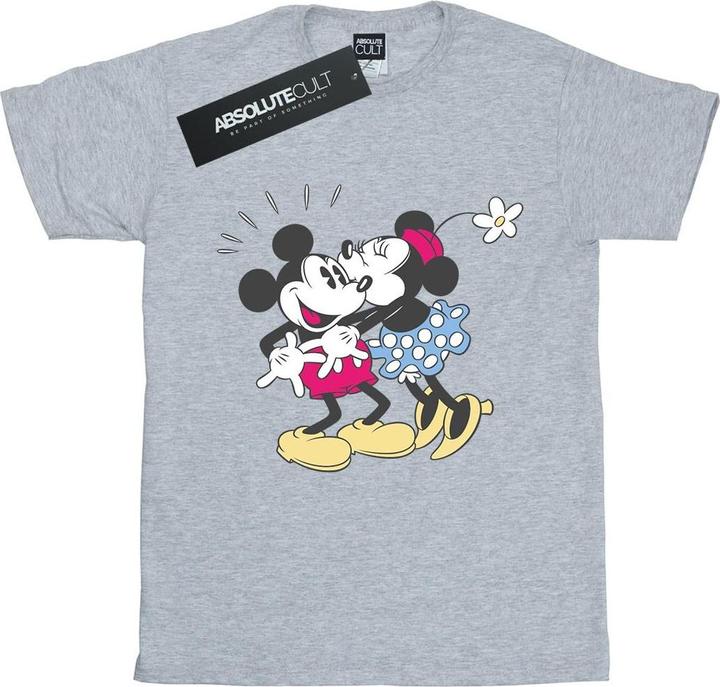 Image du produit Disney - T-shirt MICKEY AND MINNIE MOUSE KISS - Femme (L)