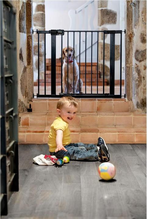 Actual product image Safety 1st - SF1 Easy Close - Metal Wood Effect - 73-80cm, extendable to 136cm (73 cm)
