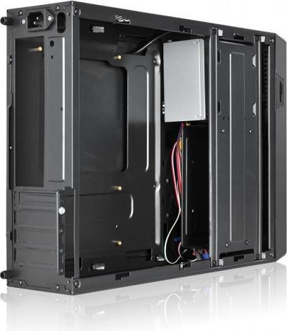 Actual product image L-Link Magna - PC - Black - Micro ATX,Mini-ITX - 500 W - Front - microATX (mATX, Mini-ITX)