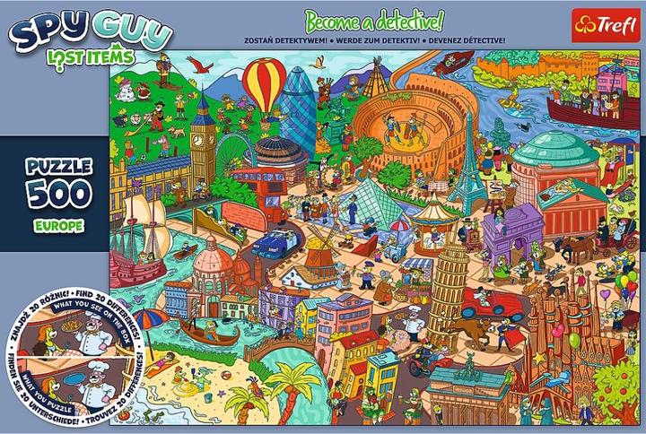 Produktbild Trefl Puzzle 500 - Spy Guy Europa (500 Teile)