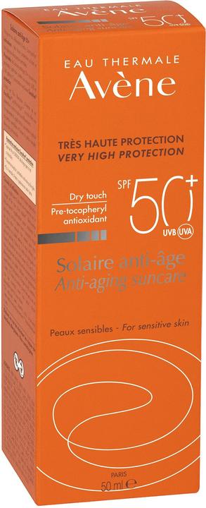 Image du produit Avène Solaire anti-âge Soins solaires ORANGE (Crème solaire visage, SPF 50+, 50 ml, 83 g)