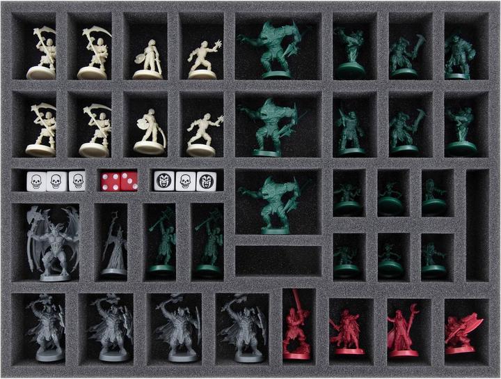 Actual product image Feldherr HB02SET - Foam set + token holder for HeroQuest (2021) base game + The Bas (Foam material)