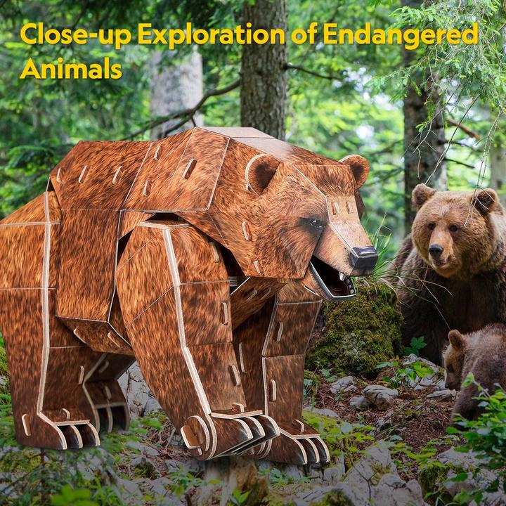 Produktbild Cubicfun 3D Puzzle Braunbär 3D Puzzle 88 Teile (88 Teile)