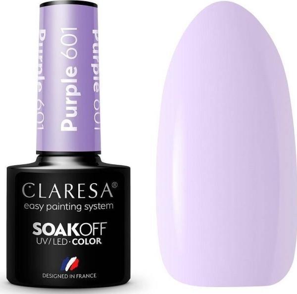 Image du produit Claresa Soak Off UV/LED Purple hybrid polish 601 5g