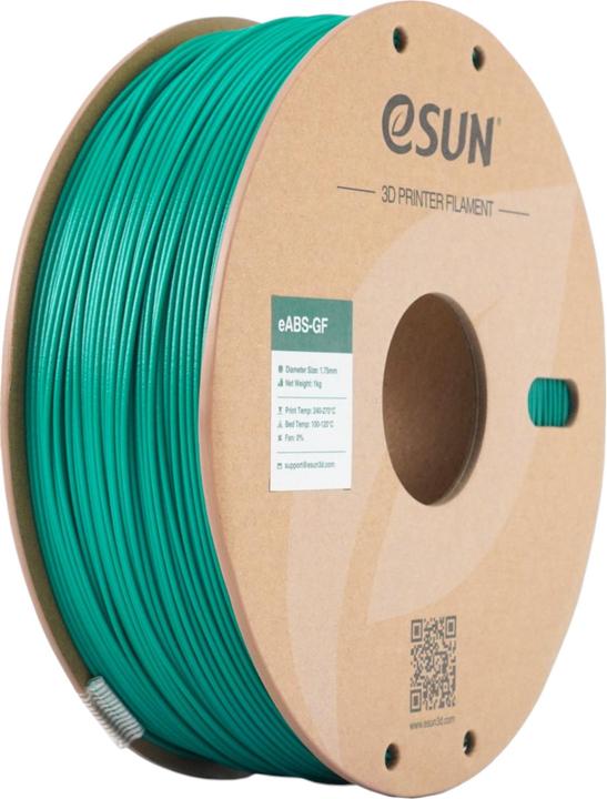 Image du produit eSUN eABS-GF Fibre de verre vert Filament 1.75mm 1Kg (ABS, 1.75 mm, 1000 g, Vert)