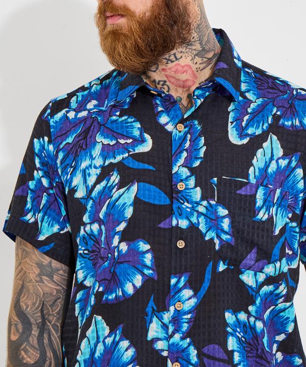 Produktbild Joe Browns Lightweight Textured Floral Short Sleeve Shirt (L)