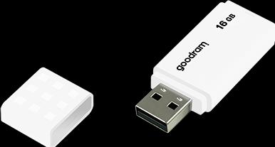 Image du produit Goodram UME2 UME2-0160W0R11 Pendrive (16 Go, USB 2.0, blanc) (16 Go, USB-A)