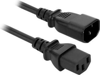 Produktbild Akyga AK PC di verlaengerungs Stromkabel, per PC, stampante, Schermi NERO IEC C13 (1.80 m)