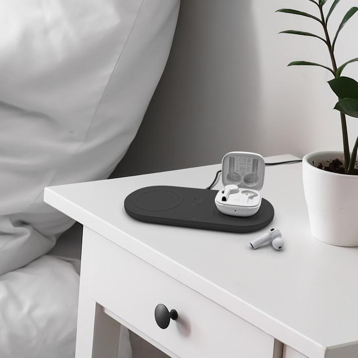 Image du produit Belkin Dual Wireless Charging Pad mit Netzteil (10 W)